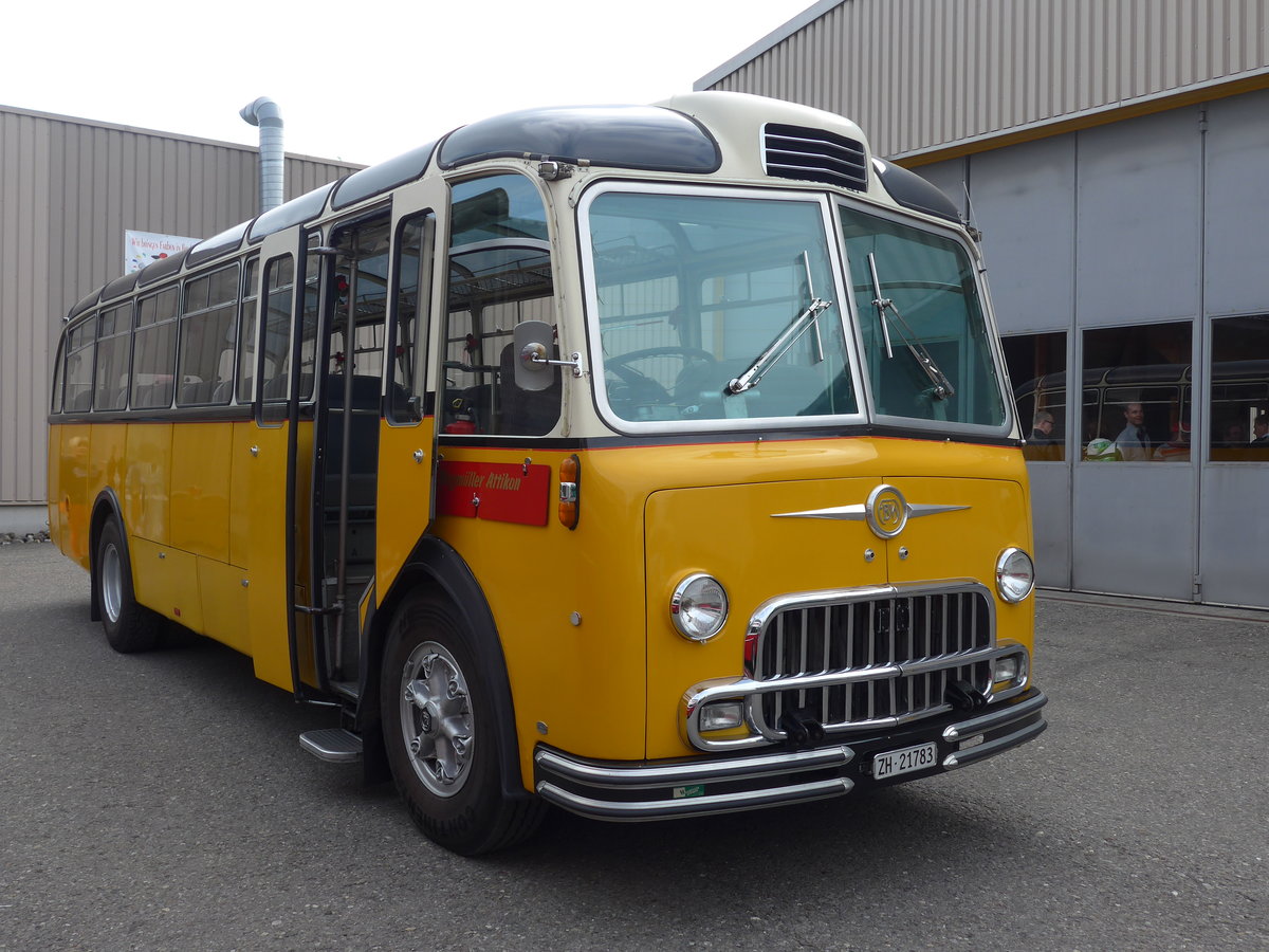 (192'398) - Wegm�ller, Attikon - ZH 21'783 - FBW/Gangloff (ex P 24'037; ex P 21'537) am 5. Mai 2018 in Attikon, Wegm�ller