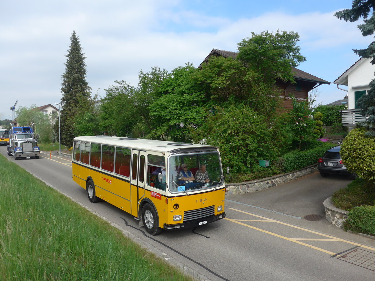 (192'522) - R�egg, R�ti - SG 45'977 - FBW/Gangloff (ex P 24'169) am 5. Mai 2018 in Attikon, Bahnstrasse