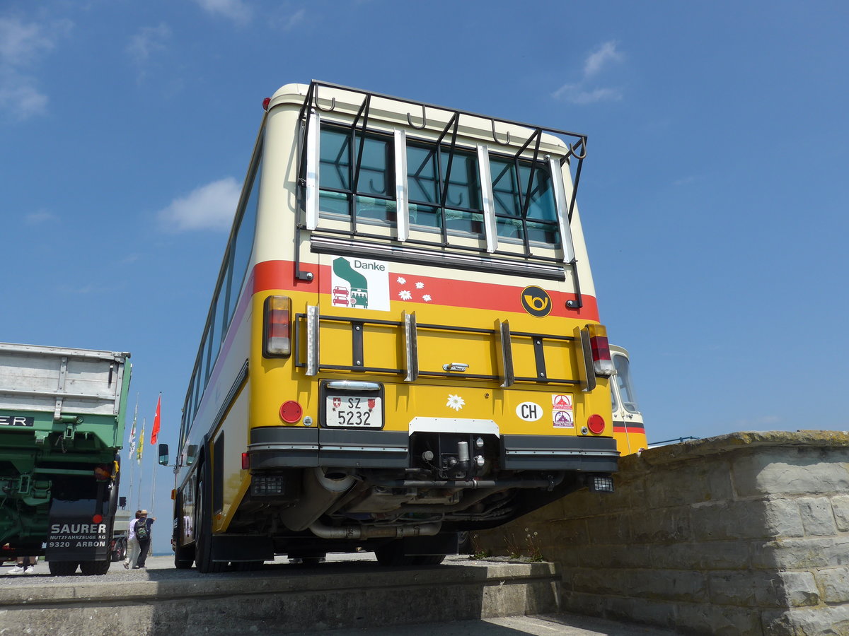 (192'625) - F�ssler, Unteriberg - Nr. 6/SZ 5232 - Saurer/R&J (ex Sch�rch, Gutenburg Nr. 6; ex P 24'358) am 5. Mai 2018 in Arbon, Arbon Classics