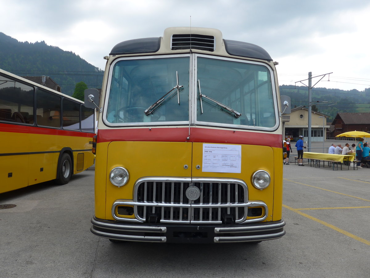 (192'778) - Kobelt, Marbach - FBW/Eggli (ex Gm�nder, Weissbad; ex P 24'024; ex P 21'524) am 5. Mai 2018 in Nesslau, Hauptstrasse