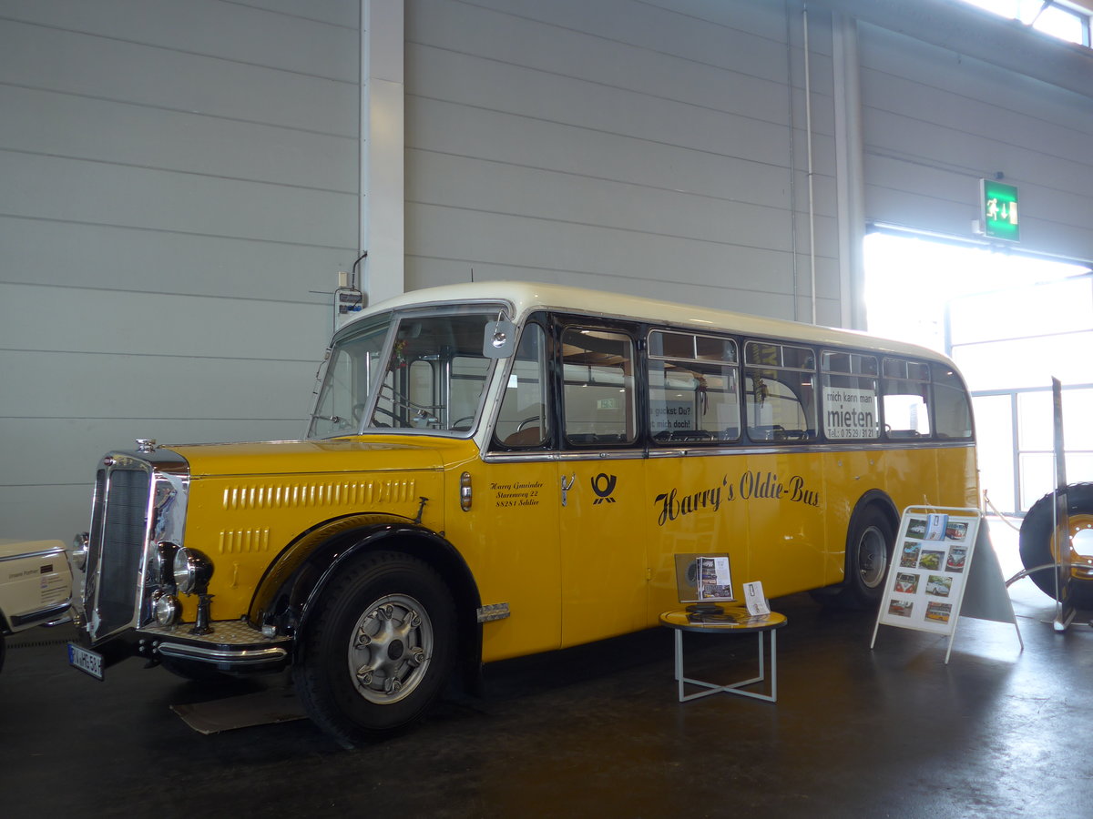 (193'411) - Gmeinder, Schlier - RV-HG 58H - FBW/Krapf (ex Graf, CH-Buchs; ex Hollenstein, CH-M�hlr�ti) am 26. Mai 2018 in Friedrichshafen, Messe