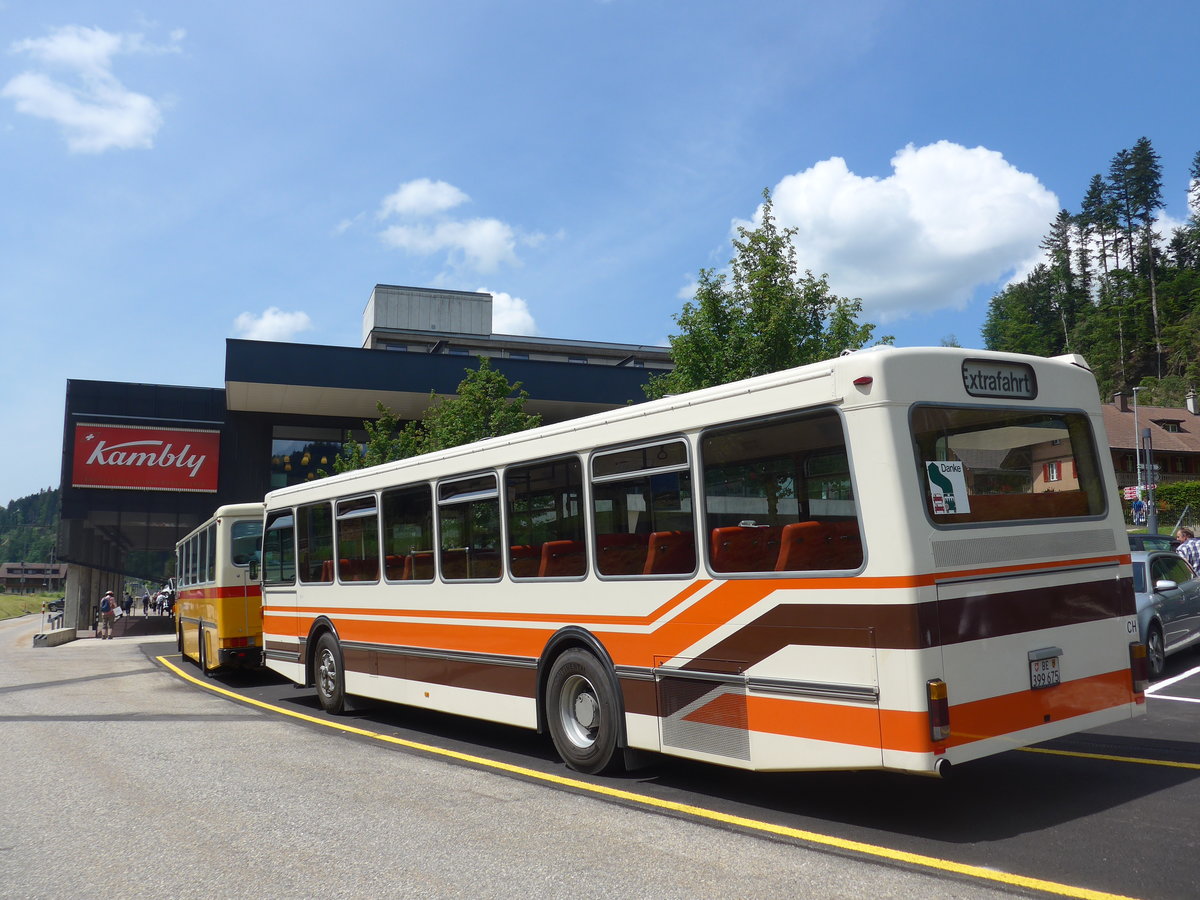 (193'720) - Wegm�ller, M�nsingen - BE 399'675 - FBW/R&J (ex Bamert, Wollerau) am 3. Juni 2018 in Trubschachen, Kambly