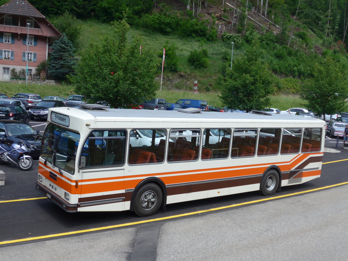 (193'729) - Wegm�ller, M�nsingen - BE 399'675 - FBW/R&J (ex Bamert, Wollerau) am 3. Juni 2018 in Trubschachen, Kambly