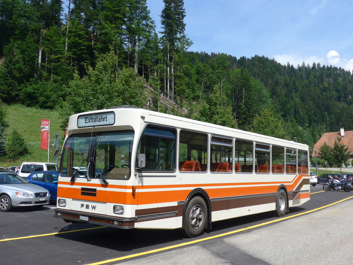 (193'737) - Wegm�ller, M�nsingen - BE 399'675 - FBW/R&J (ex Bamert, Wollerau) am 3. Juni 2018 in Trubschachen, Kambly