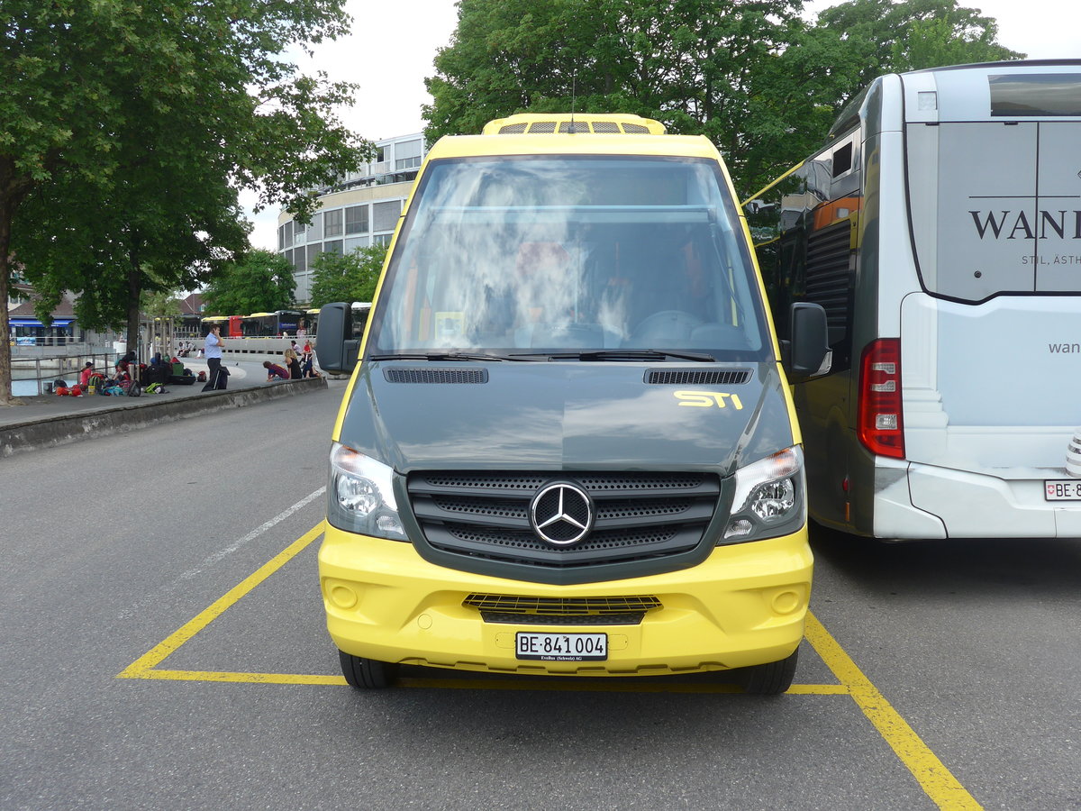 (193'763) - STI Thun - Nr. 4/BE 841'004 - Mercedes am 8. Juni 2018 bei der Schiffl�ndte Thun