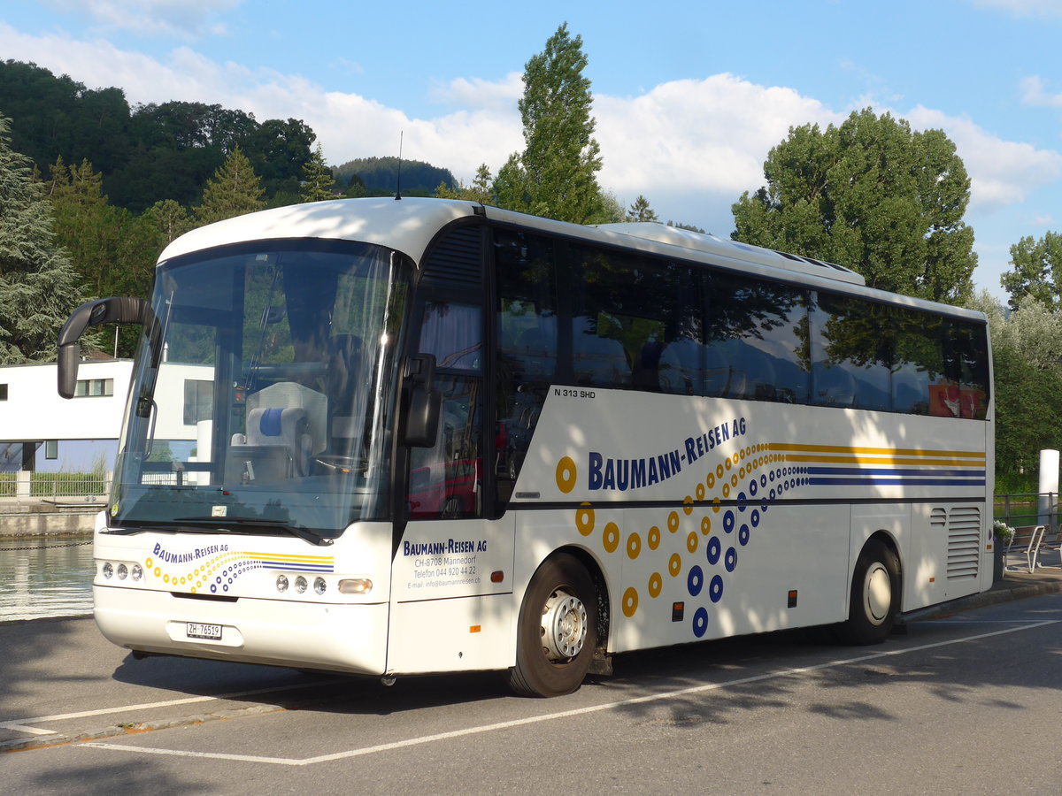 (194'002) - Baumann, M�nnedorf - ZH 76'519 - Neoplan am 15. Juni 2018 bei der Schiffl�ndte Thun