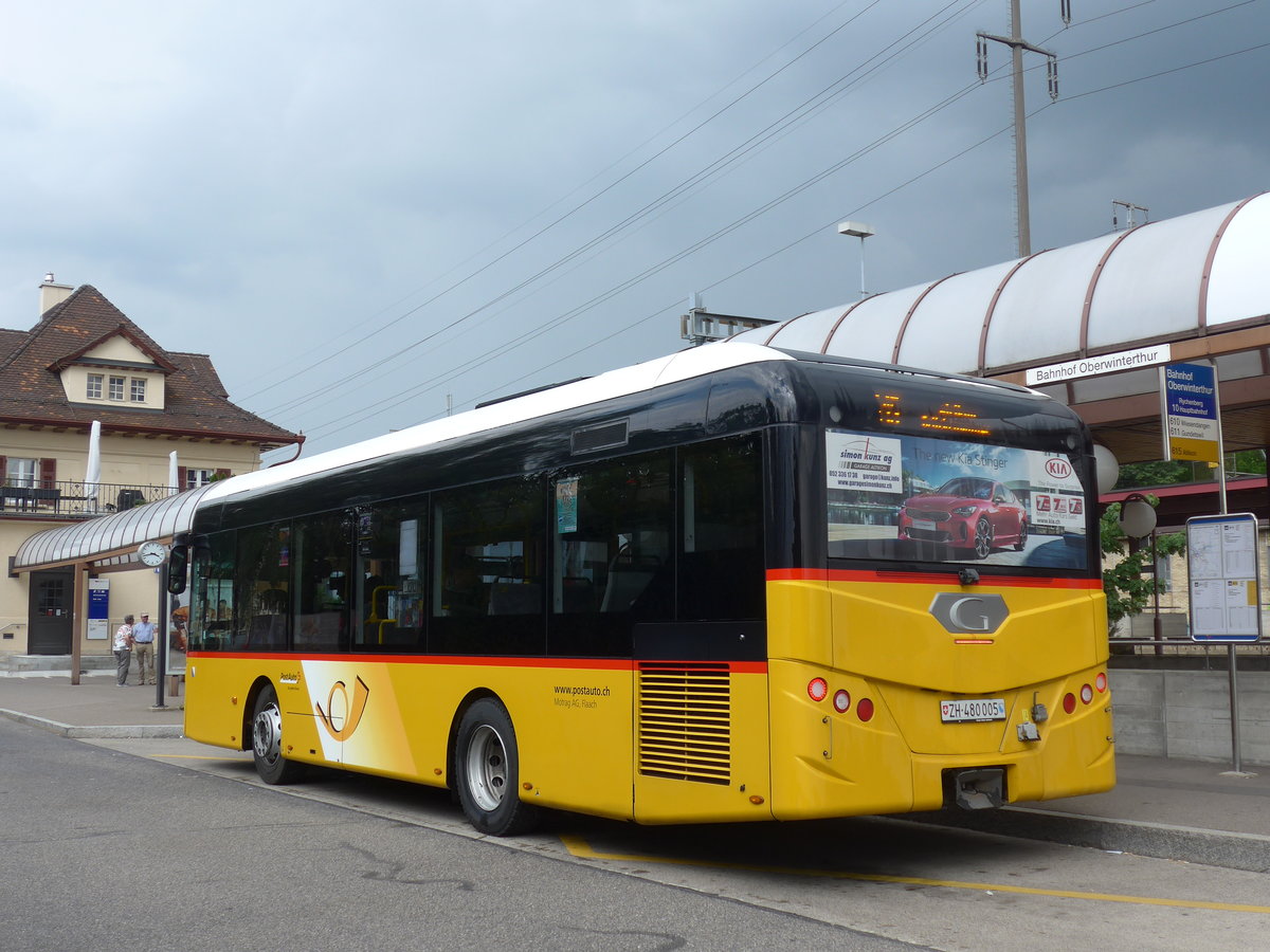 (194'084) - Moser, Flaach - Nr. 289/ZH 480'005 - G�ppel am 17. Juni 2018 beim Bahnhof Oberwinterthur
