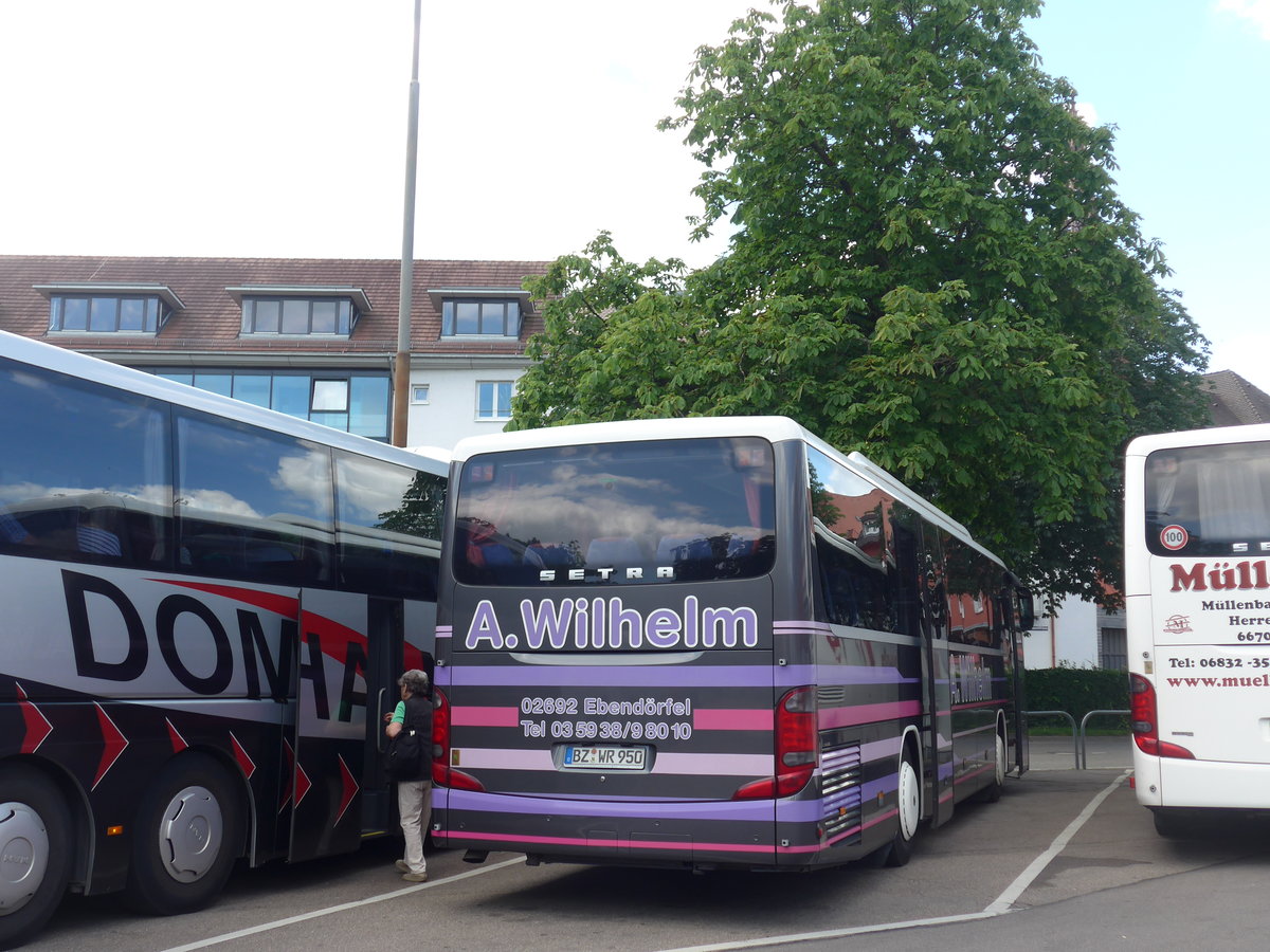 (194'228) - Wilhelm, Ebend�rfel - BZ-WR 950 - Setra am 18. Juni 2018 in Freiburg, Karlsplatz