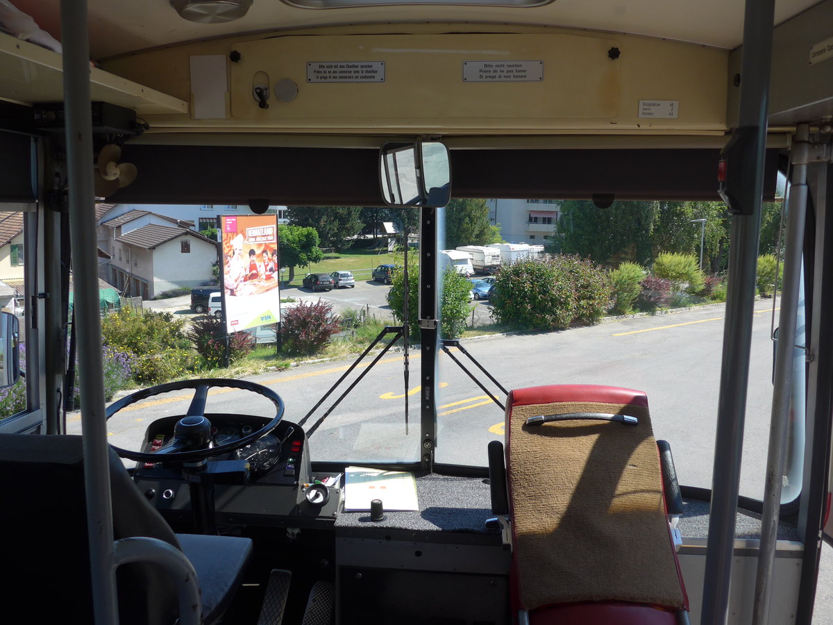 (194'482) - Birchler, Remetschwil - AG 54'039 - FBW/T�scher (ex Gerber, Winkel; ex Eggenberger, M�riken; ex Tanner, Bubendorf; ex P 24'803) am 1. Juli 2018 beim Bahnhof Biglen (Innenaufnahme)