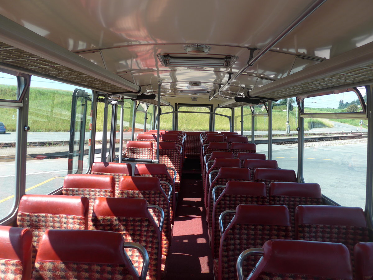 (194'483) - Birchler, Remetschwil - AG 54'039 - FBW/T�scher (ex Gerber, Winkel; ex Eggenberger, M�riken; ex Tanner, Bubendorf; ex P 24'803) am 1. Juli 2018 beim Bahnhof Biglen (Innenaufnahme)