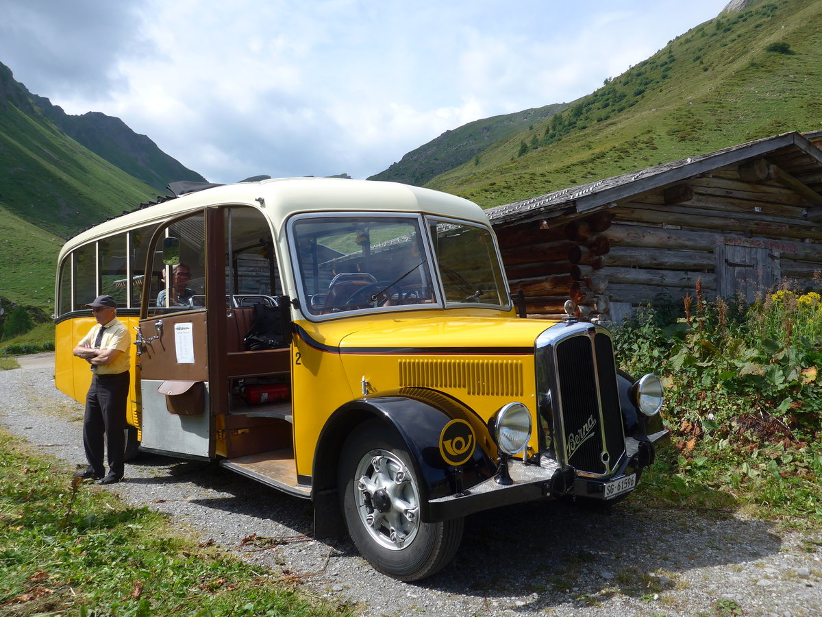 (194'820) - Baumgartner, Horn - Nr. 2/SG 61'596 - Berna/Seitz (ex Nr. 1; ex Rieser, H�tten; ex Kulmhotel, Arosa; ex Wanzenried, Innereriz; ex P 1653) am 15. Juli 2018 in Tschiertschen, Alp Farur