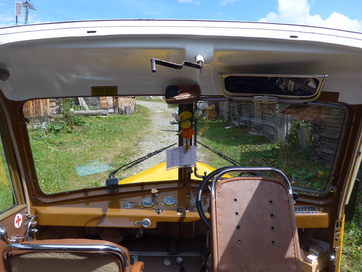 (194'822) - Baumgartner, Horn - Nr. 2/SG 61'596 - Berna/Seitz (ex Nr. 1; ex Rieser, H�tten; ex Kulmhotel, Arosa; ex Wanzenried, Innereriz; ex P 1653) am 15. Juli 2018 in Tschiertschen, Alp Farur (Innenaufnahme)