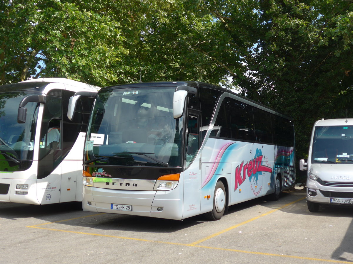 (194'879) - Aus Deutschland: Kreuz-Reisen, Grassau - TS-MK 25 - Setra am 15. Juli 2018 in Z�rich, Sihlquai