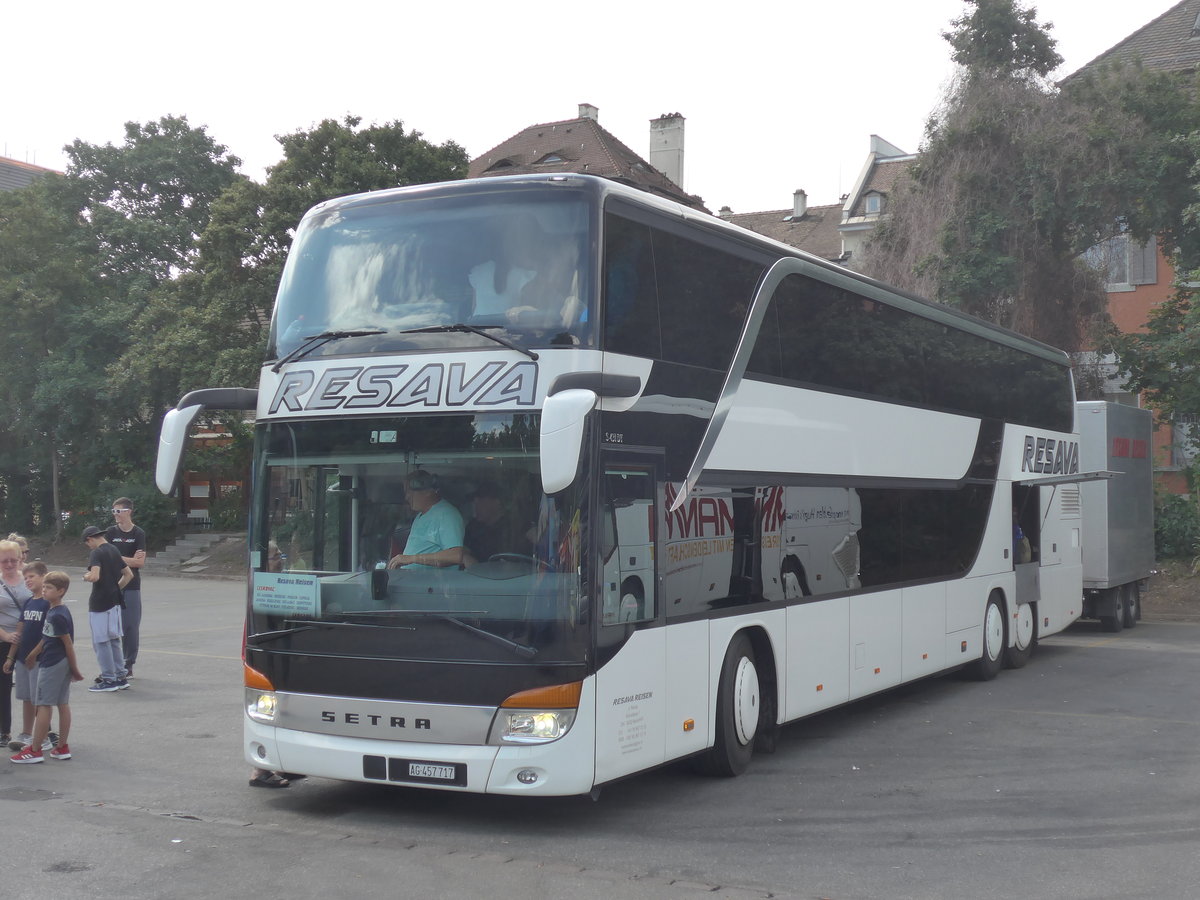 (194'888) - Reseva, Neuenhof - AG 457'717 - Setra am 15. Juli 2018 in Z�rich, Sihlquai