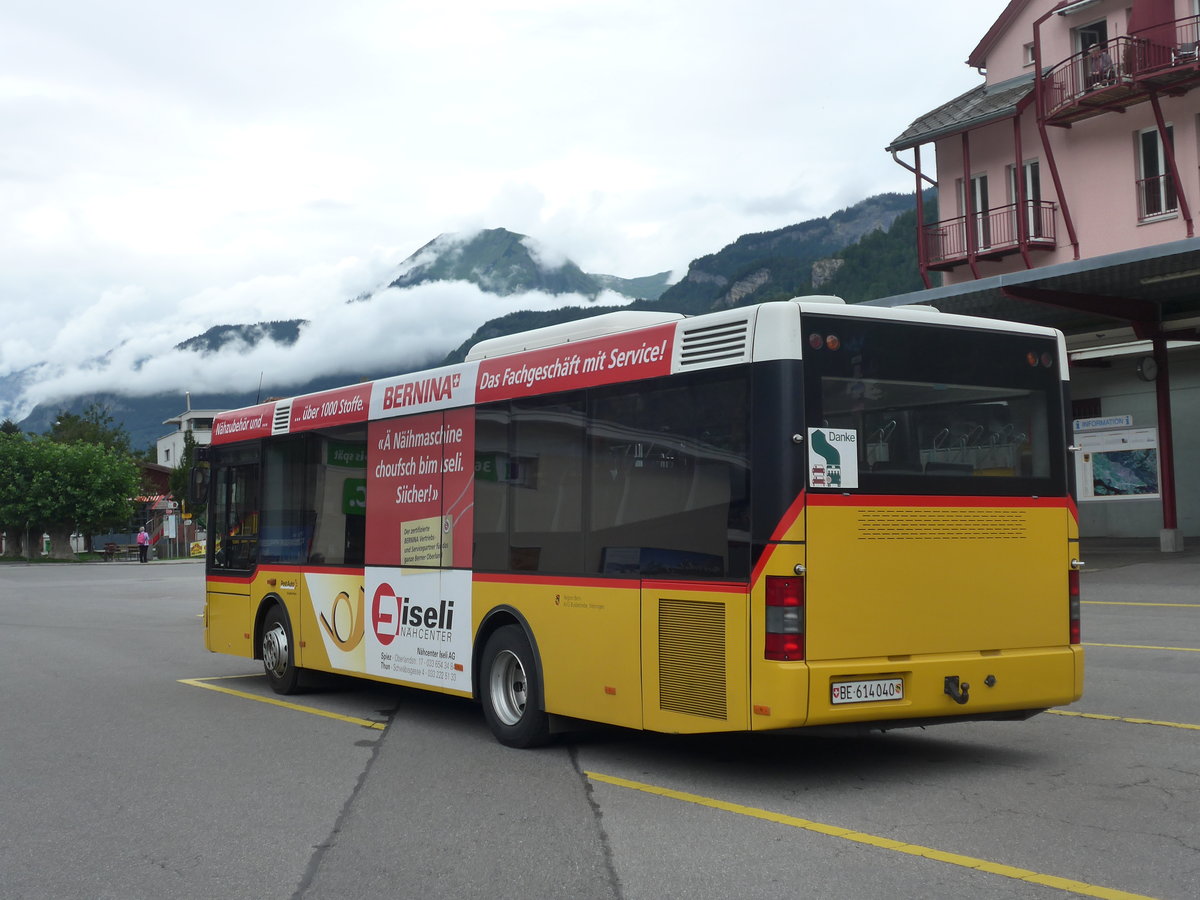 (194'974) - AVG Meiringen - Nr. 72/BE 614'040 - MAN/G�ppel am 21. Juli 2018 in Meiringen, Postautostation