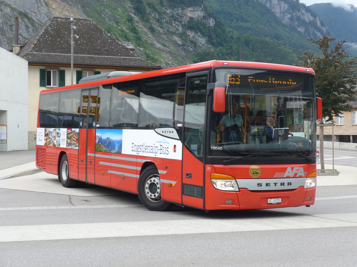 (194'980) - AFA Adelboden - Nr. 24/BE 26'701 - Setra am 21. Juli 2018 in Innertkirchen, Grimseltor (Einsatz AVG M. f�r Engstlenalp-Bus)