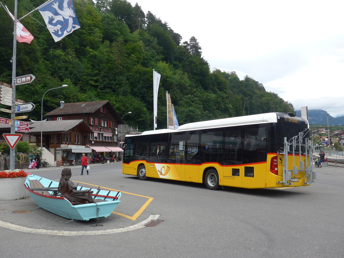 (195'010) - Fl�ck, Brienz - Nr. 4/BE 517'311 - Mercedes am 21. Juli 2018 beim Bahnhof Brienz