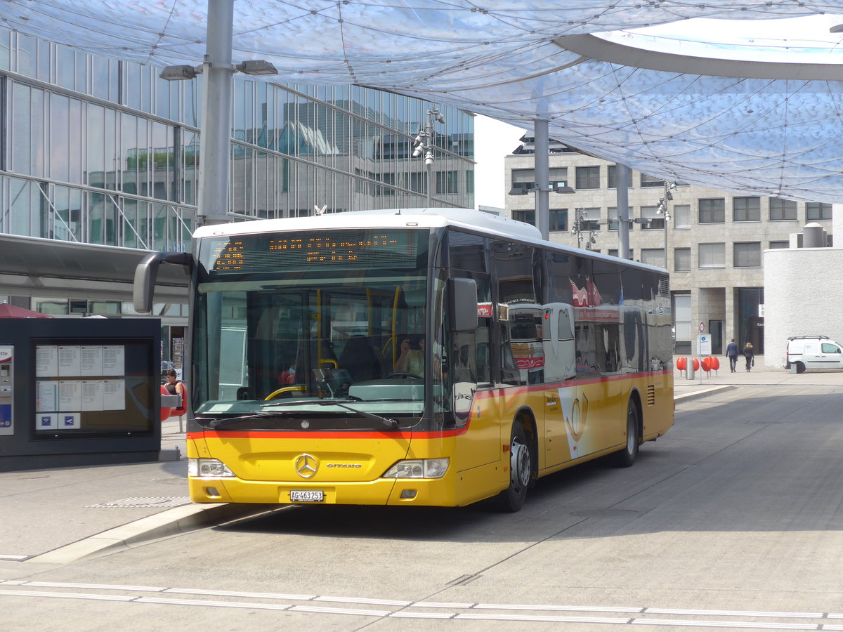 (195'072) - Brem, W�lflinswil - AG 463'253 - Mercedes (ex PostAuto Nordschweiz) am 23. Juli 2018 beim Bahnhof Aarau