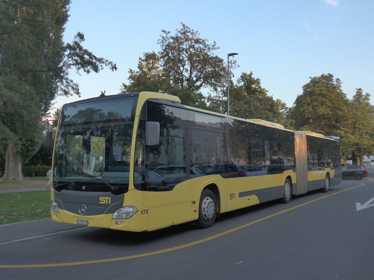 (195'203) - STI Thun - Nr. 172/BE 752'172 - Mercedes am 27. Juli 2018 in Thun, Lachen