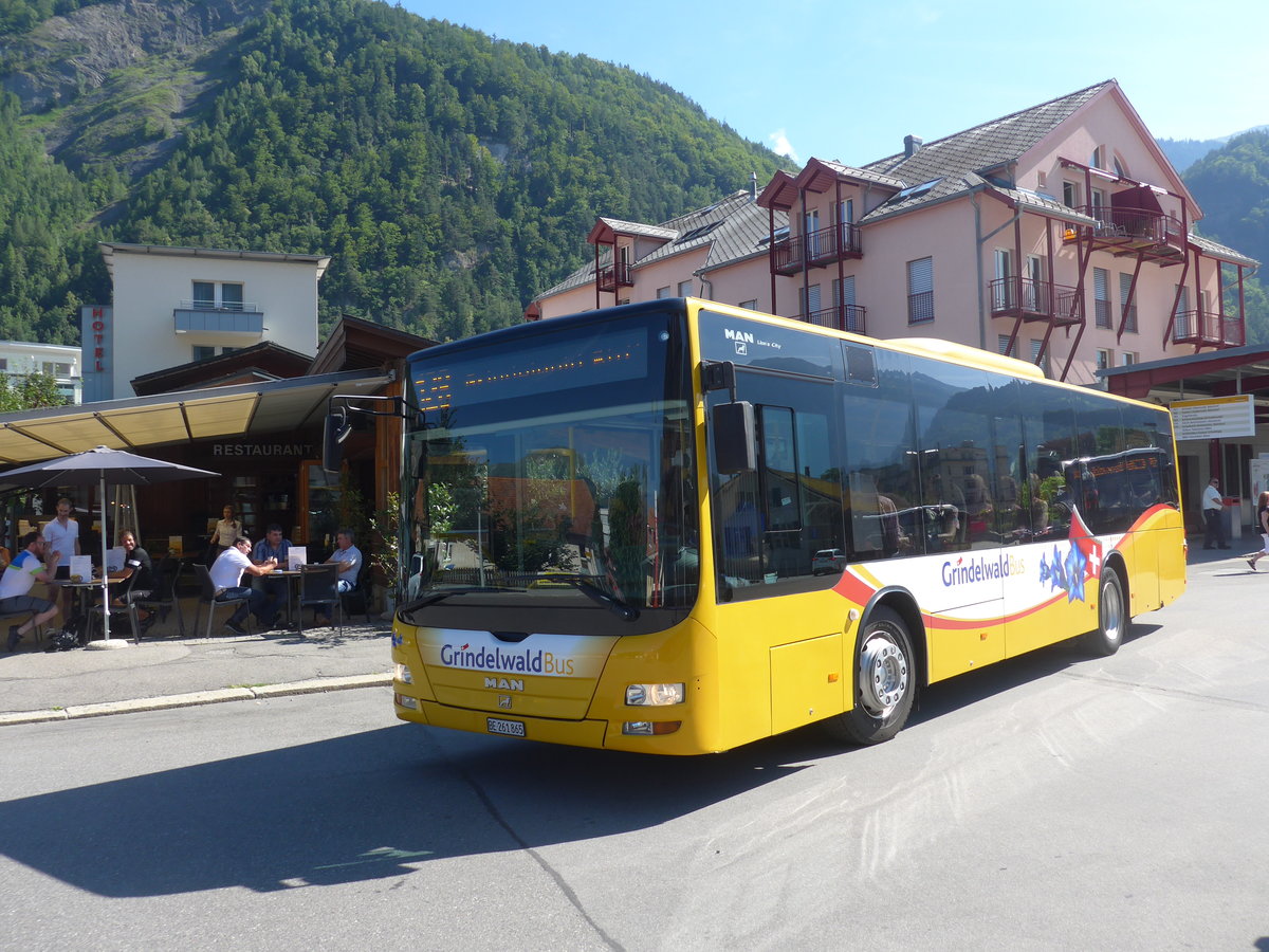 (195'243) - AVG Grindelwald - Nr. 11/BE 261'865 - MAN/G�ppel am 29. Juli 2018 in Meiringen, Postautostation