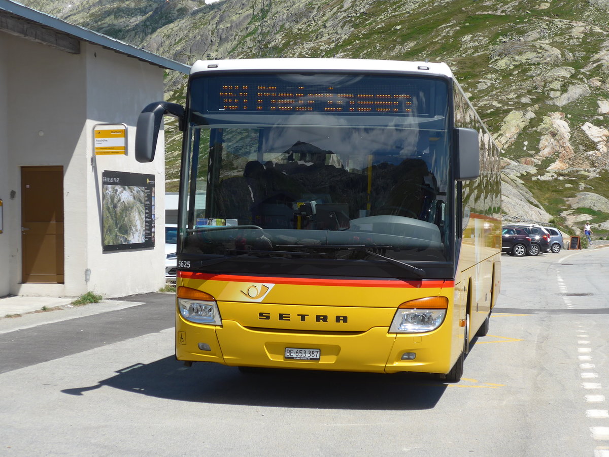 (195'296) - PostAuto Bern - BE 653'387 - Setra am 29. Juli 2018 auf dem Grimsel, Passh�he

