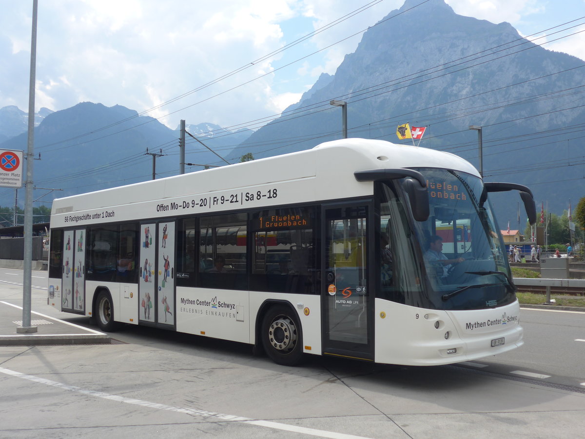 (195'446) - AAGU Altdorf - Nr. 9/UR 9139 - Hess am 1. August 2018 in Fl�elen, Hauptplatz