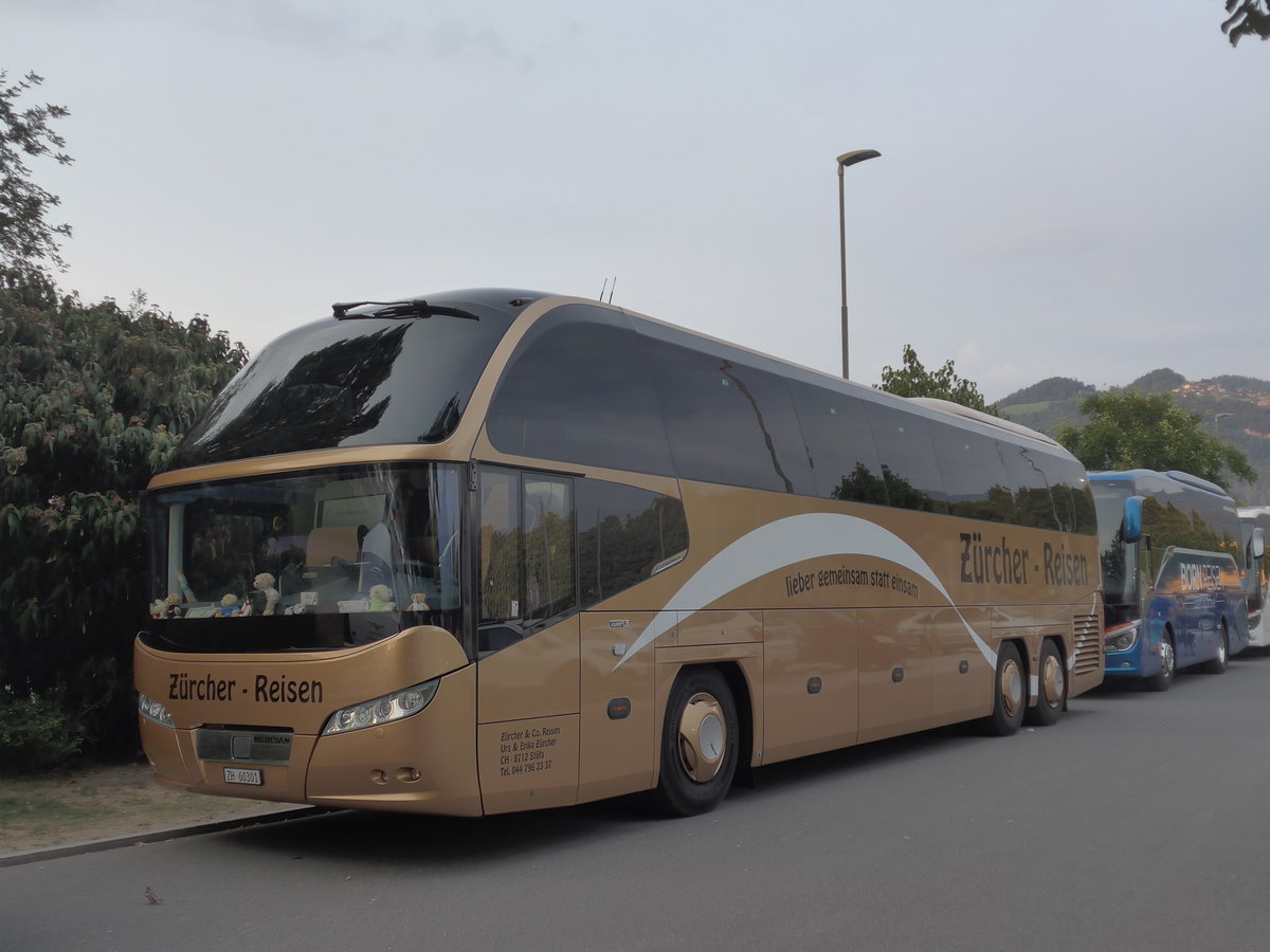 (195'505) - Z�rcher, St�fa - ZH 60'301 - Neoplan am 4. August 2018 in Thun, Strandbad
