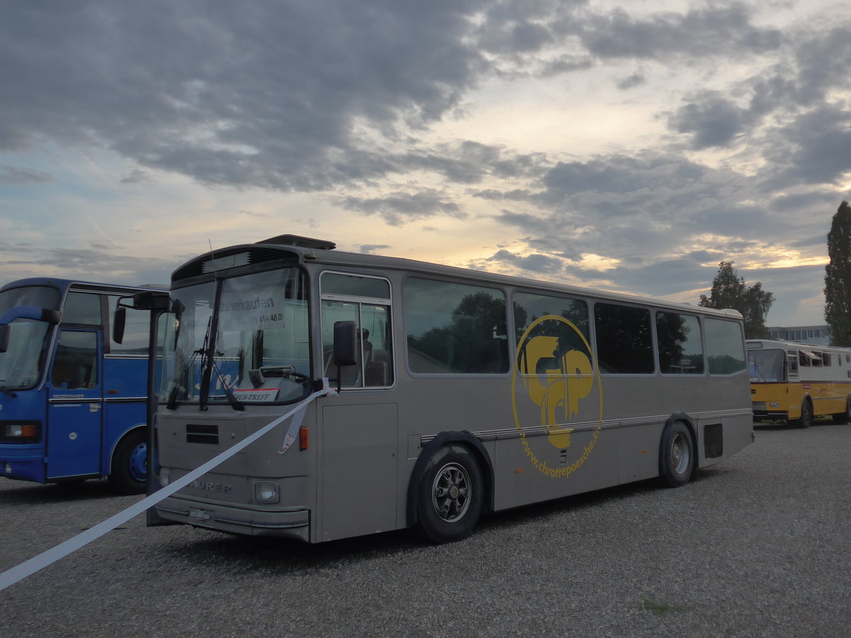 (195'937) - Guggenmusik Chrottep�sche, Marthalen - Saurer/Hess (ex Session, Winterthur; ex Volkart, Oberweningen; ex P 24'248) am 17. August 2018 in Wettingen, Zirkuswiese
