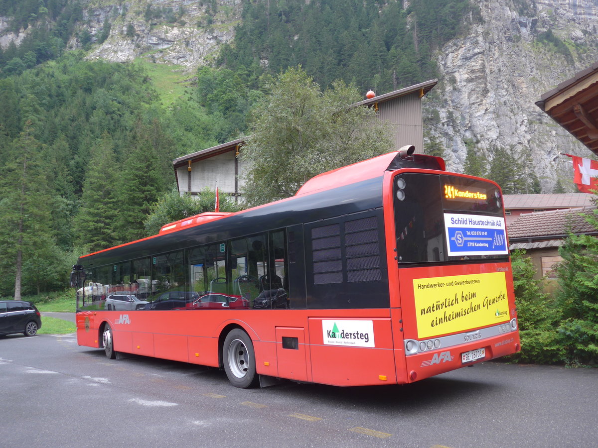 (195'993) - AFA Adelboden - Nr. 30/BE 26'703 - Solaris am 18. August 2018 in Kandersteg, Talstation Sunnb�el