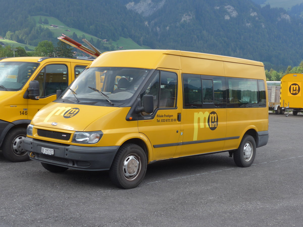 (196'088) - Marti, Frutigen - BE 285'557 - Ford am 19. August 2018 in Frutigen, Garage AFA