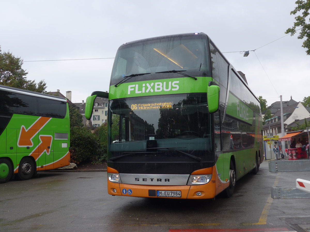 (196'245) - Aus Deutschland: Albus, M�nchen - Nr. 7984/M-EU 7984 - Setra am 1. September 2018 in Z�rich, Sihlquai