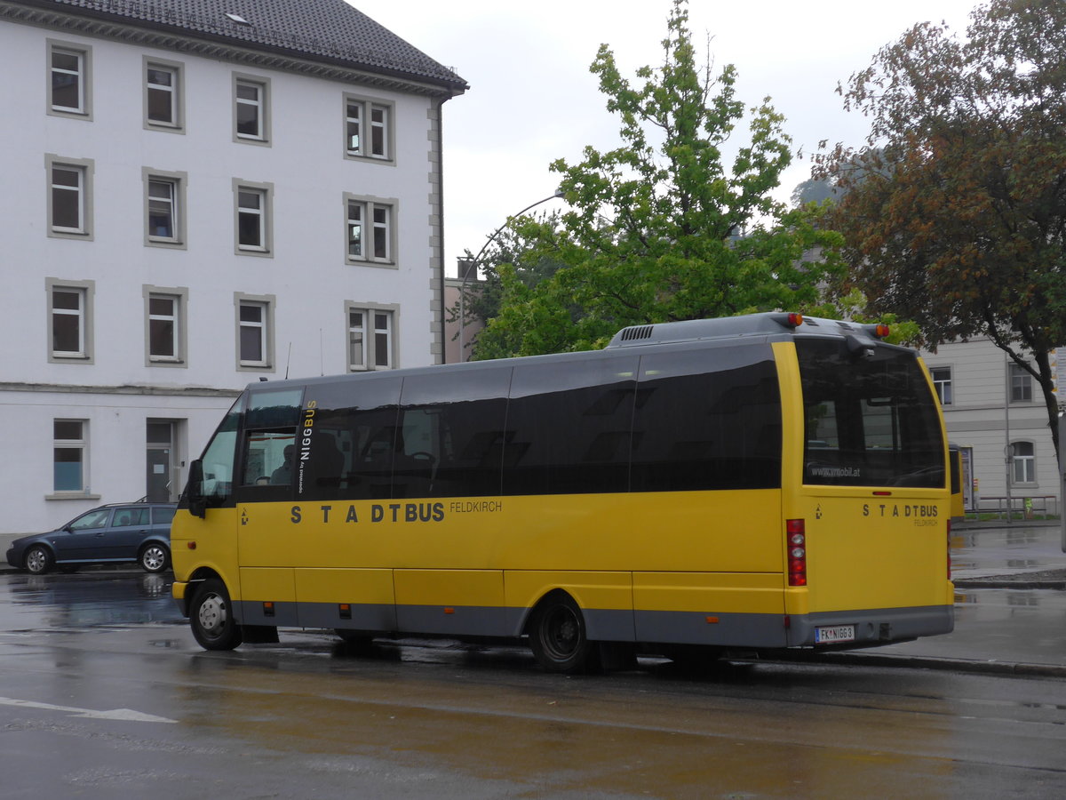 (196'283) - Stadtbus, Feldkirch - FK NIGG 3 - Mercedes/Auw�rter am 1. September 2018 beim Bahnhof Feldkirch