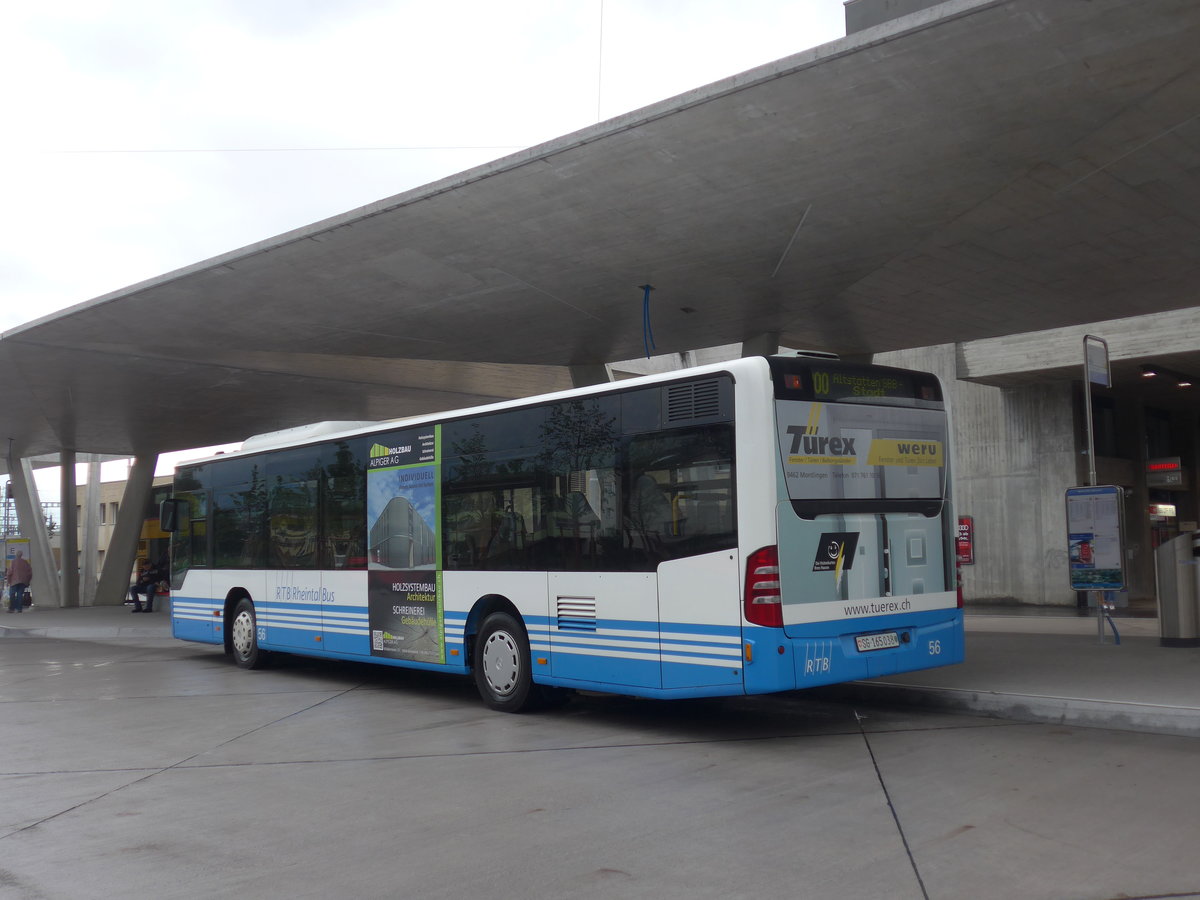 (196'329) - RTB Altst�tten - Nr. 56/SG 165'038 - Mercedes am 1. September 2018 beim Bahnhof Buchs