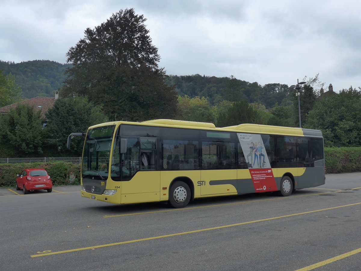 (196'458) - STI Thun - Nr. 154/BE 801'154 - Mercedes am 2. September 2018 bei der Schiffl�ndte Thun