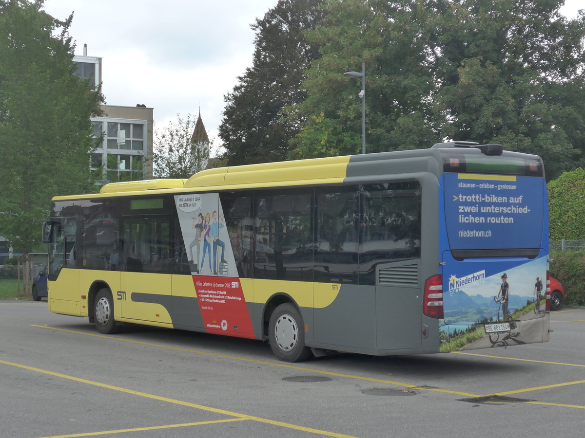 (196'459) - STI Thun - Nr. 154/BE 801'154 - Mercedes am 2. September 2018 bei der Schiffl�ndte Thun