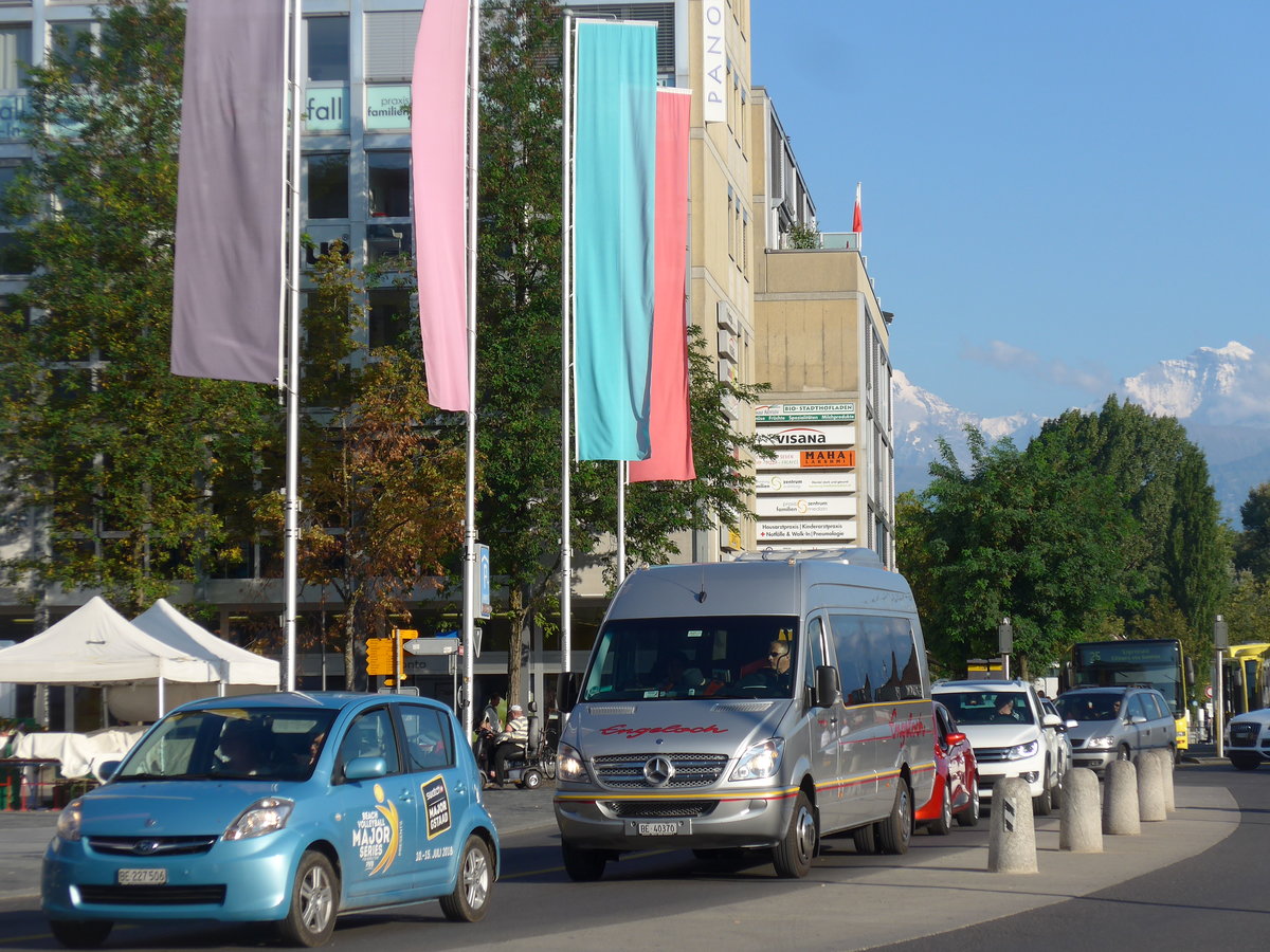 (196'621) - Engeloch, Riggisberg - Nr. 15/BE 40'370 - Mercedes am 8. September 2018 beim Bahnhof Thun
