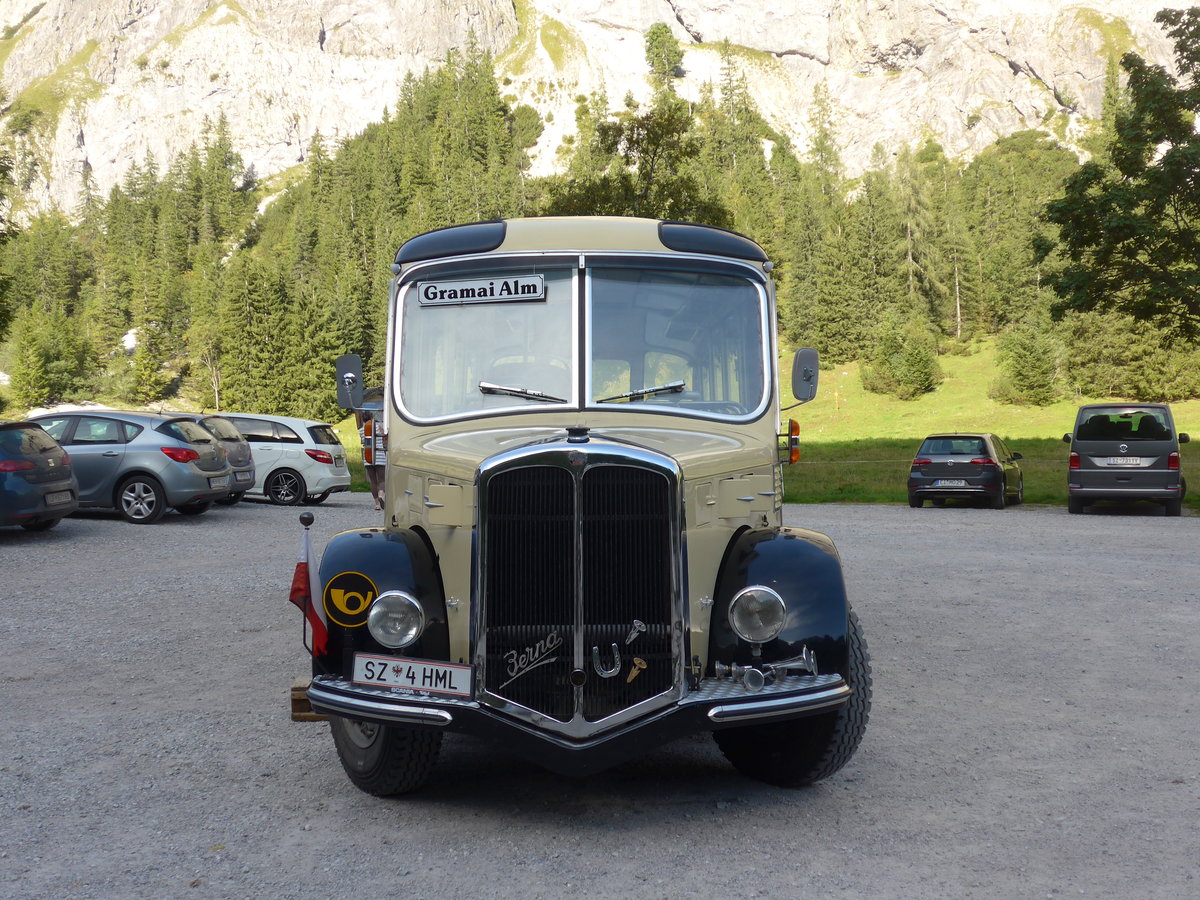(196'746) - W�ll, Maurach - SZ 4 HML - Berna/Gangloff (ex Rapold, CH-Neuhausen; ex Spring, CH-Schwenden; ex Kunz, CH-Schwenden) am 11. September 2018 auf der Gramai Alm