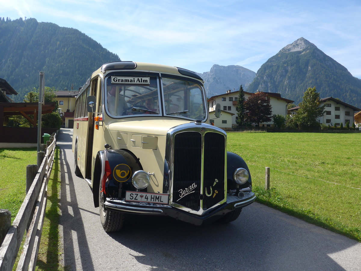(196'775) - W�ll, Maurach - SZ 4 HML - Berna/Gangloff (ex Rapold, CH-Neuhausen; ex Spring, CH-Schwenden; es Kunz, CH-Schwenden) am 11. September 2018 in Pertisau, Kindergarten