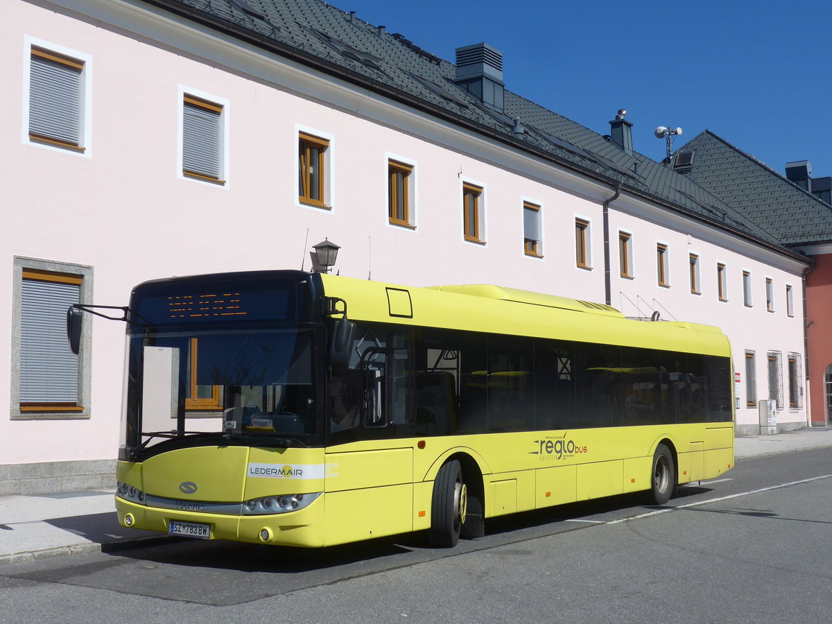 (196'946) - Ledermair, Schwaz - SZ 783 BW - Solaris am 12. September 2018 beim Bahnhof W�rgl