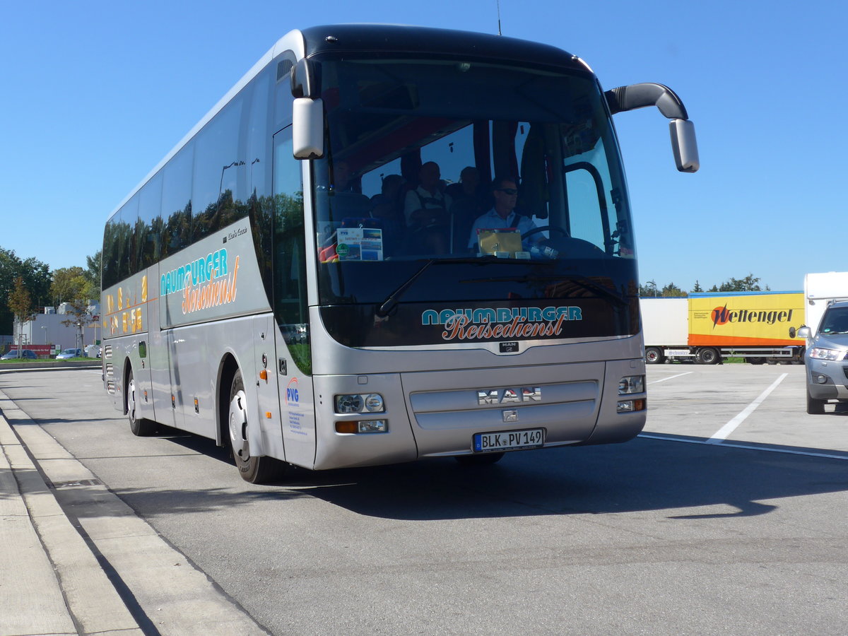 (196'967) - PVG Naumburg - BLK-PV 149 - MAN am 12. September 2018 in Samerberg, Rastst�tte