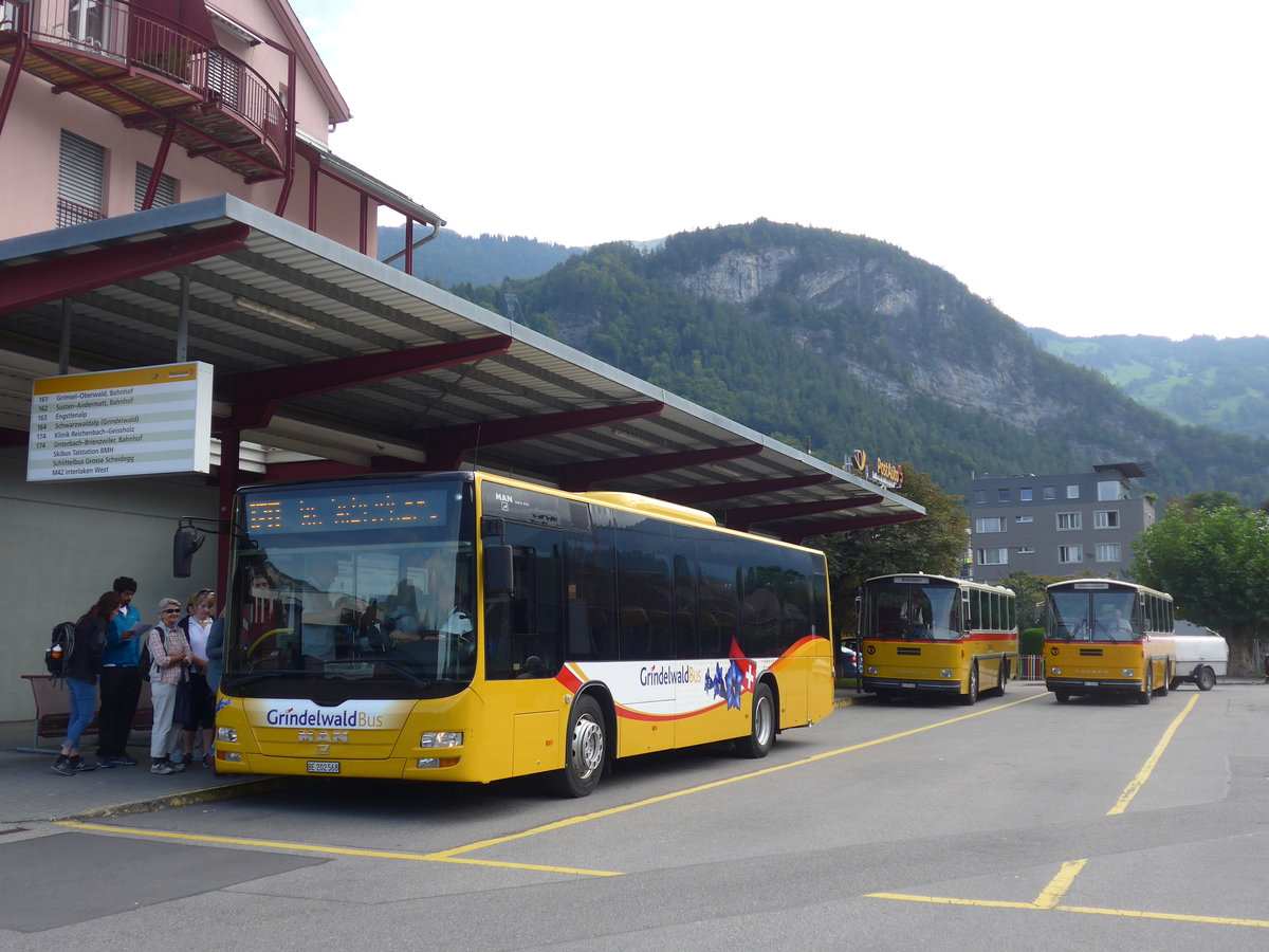 (197'675) - AVG Grindelwald - Nr. 14/BE 202'568 - MAN/G�ppel am 16. September 2018 in Meiringen, Postautostation