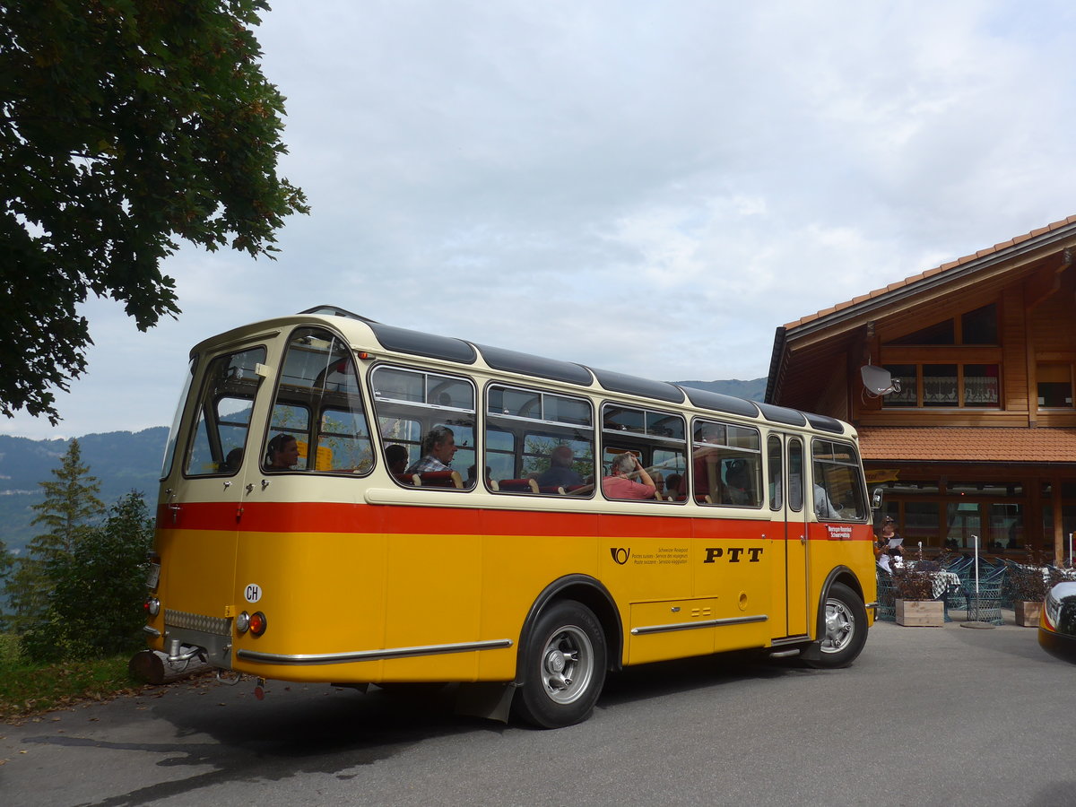(197'752) - M�ller, Ennetmoos - NW 23'167 - FBW/Gangloff (ex Rentsch, Gunten; ex P 23'203; ex P 21'003) am 16. September 2018 in Meiringen, Zwirgi