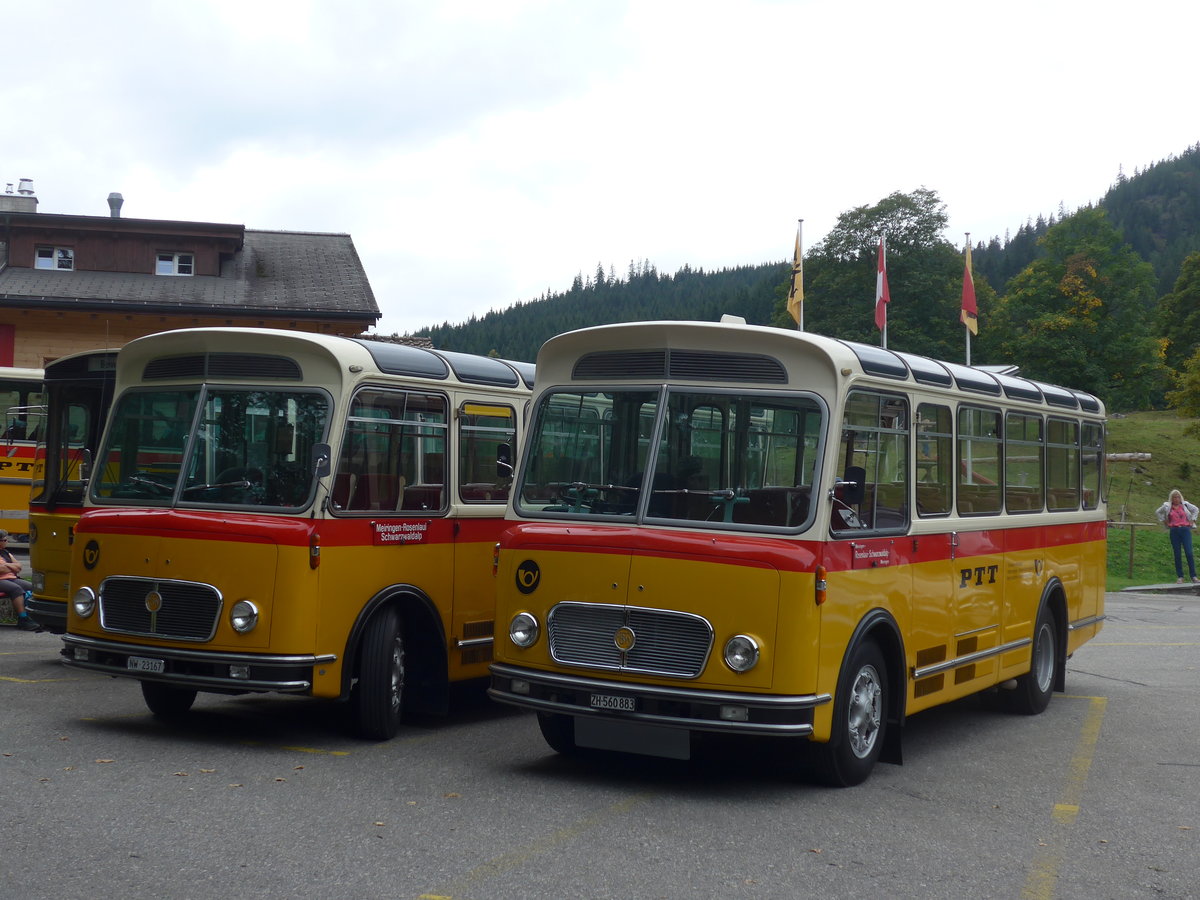 (197'794) - Frutig, Birmensdorf - ZH 560'883 - FBW/FHS (ex P 23'217) am 16. September 2018 auf der Schwarzwaldalp