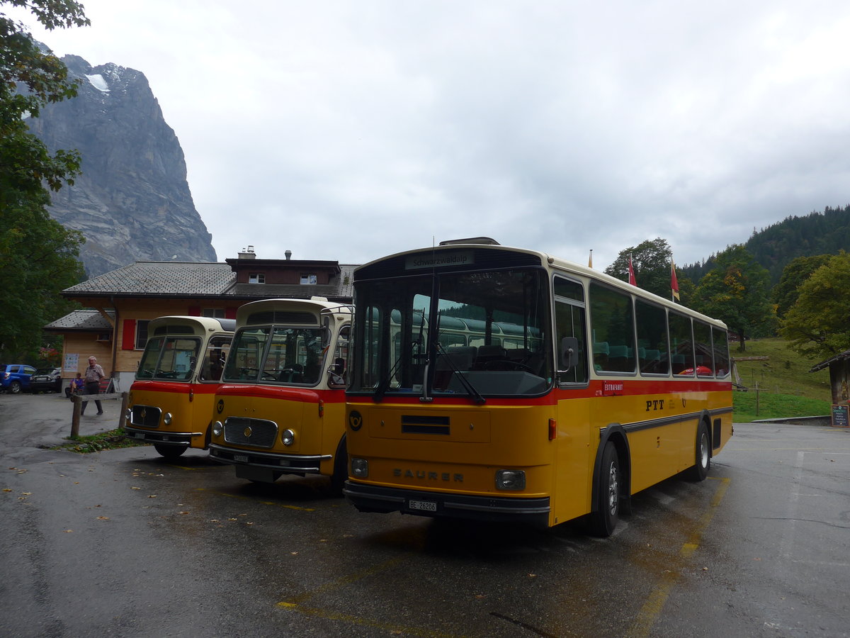 (197'805) - Schmid, Th�rishaus - BE 26'206 - Saurer/T�scher (ex P 24'244) am 16. September 2018 auf der Schwarzwaldalp