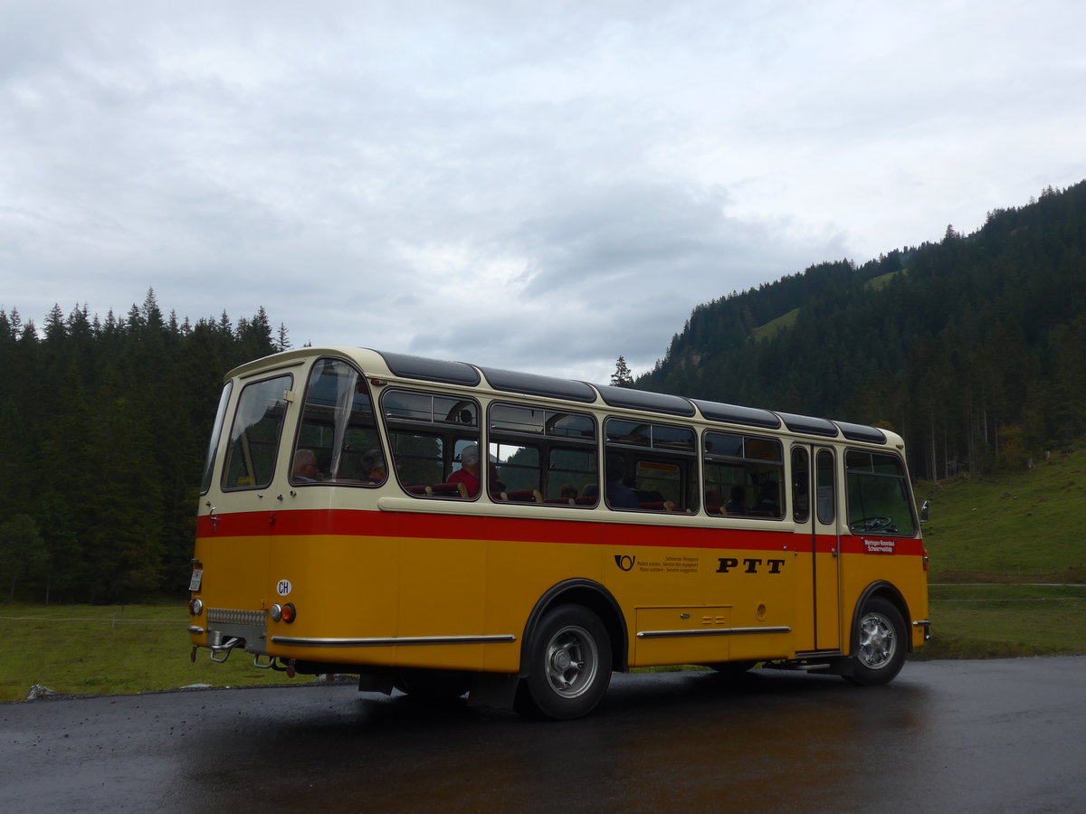 (197'840) - M�ller, Ennetmoos - NW 23'167 - FBW/Gangloff (ex Rentsch, Gunten; ex P 23'203; ex P 21'003) am 16. September 2018 in Gschwandtenmaad