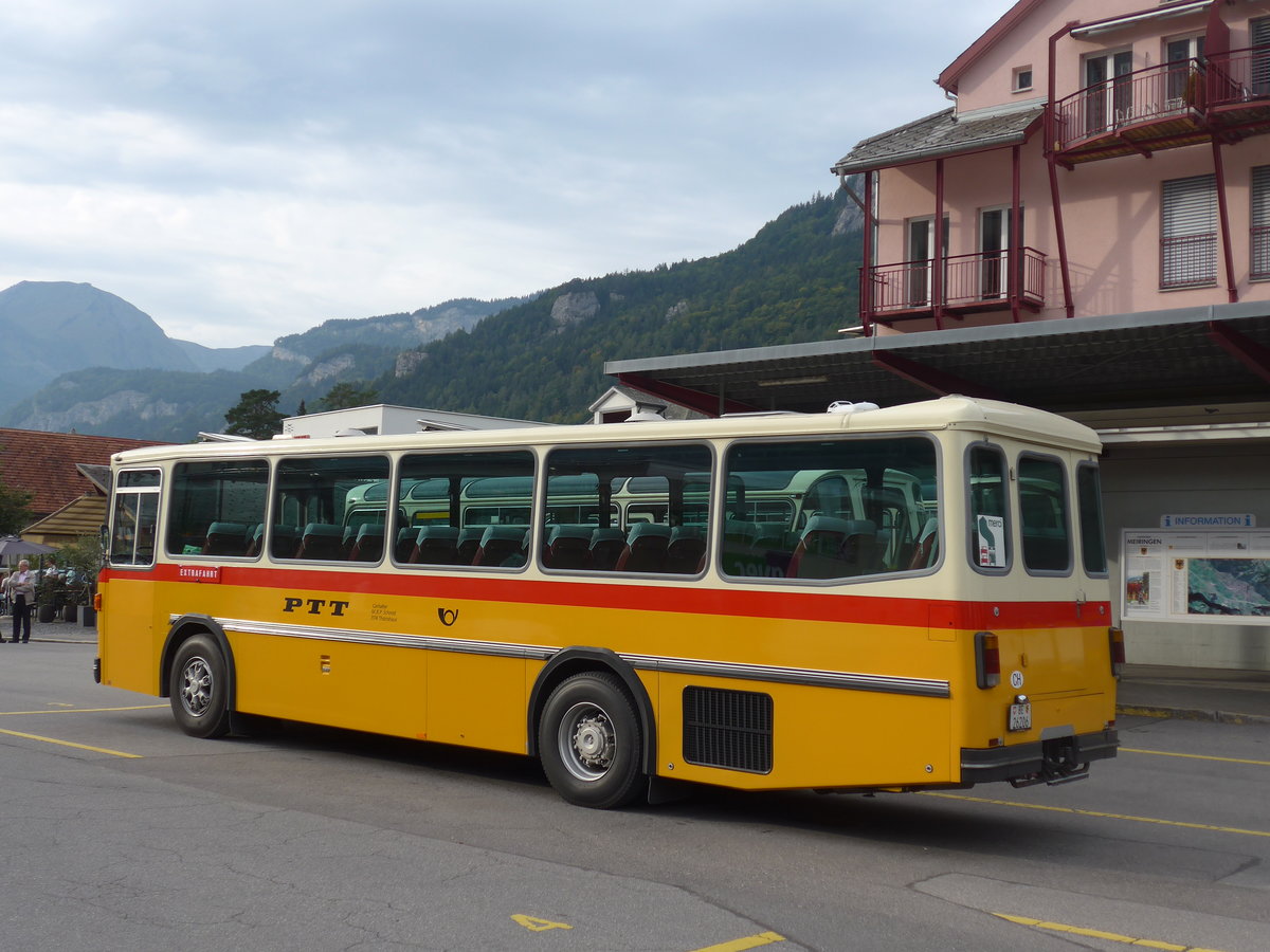 (197'853) - Schmid, Th�rishaus - BE 26'206 - Saurer/T�scher (ex P 24'244) am 16. September 2018 in Meiringen, Postautostation
