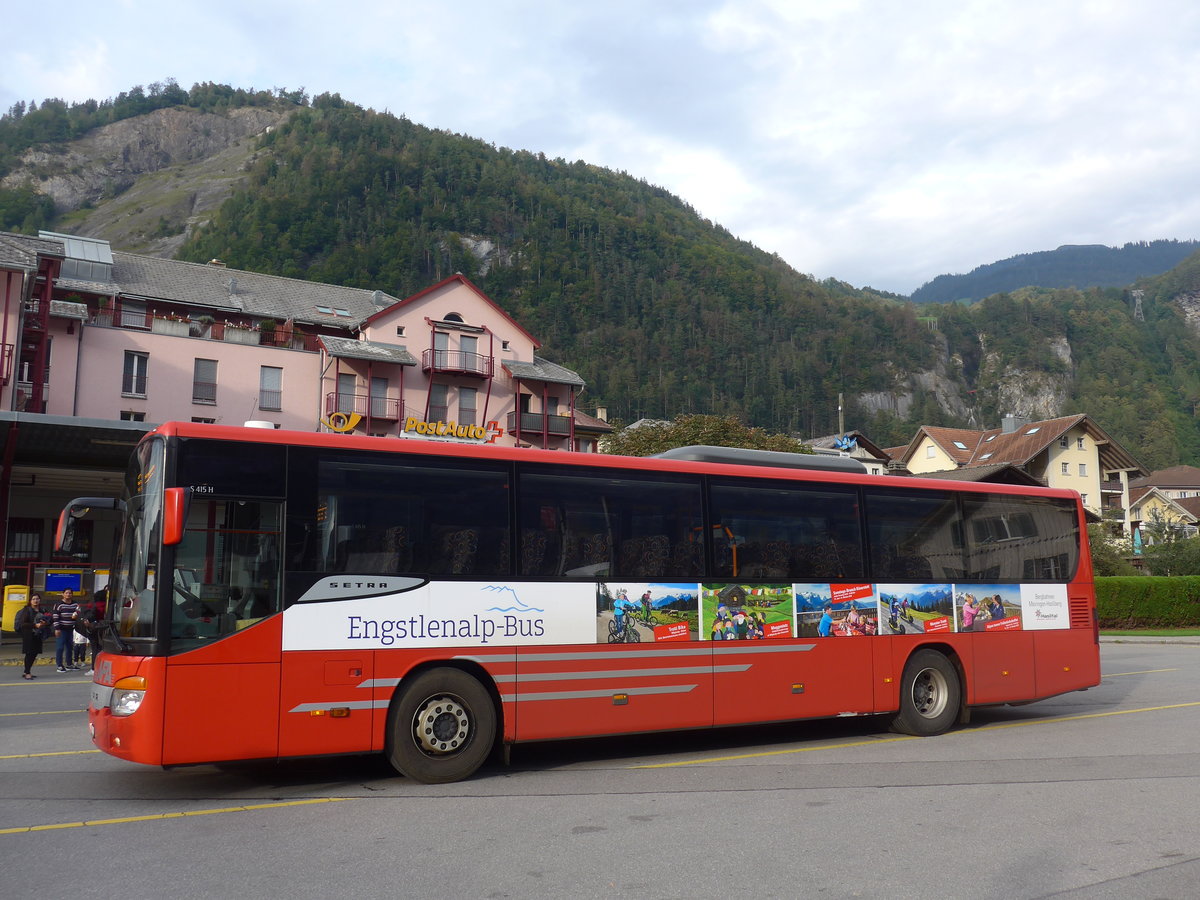 (197'861) - AFA Adelboden - Nr. 24/BE 26'701 - Setra am 16. September 2018 in Meiringen, Postautostation (Einsatz AVG M. f�r Engstlenalp-Bus)