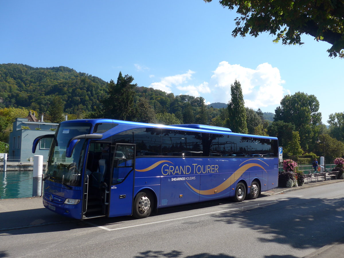 (197'896) - Aus England: Shearings, Wigan - Nr. 841/BJ16 KXR - Mercedes am 19. September 2018 bei der Schiffl�ndte Thun