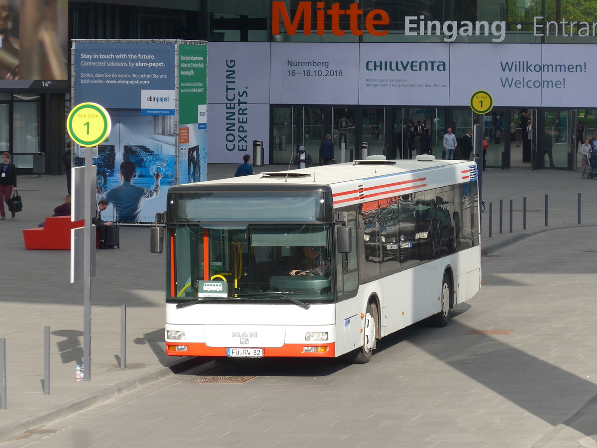 (198'353) - Wohlleb, Langenzenn - F�-RW 82 - MAN am 16. Oktober 2018 in N�rnberg, Messe