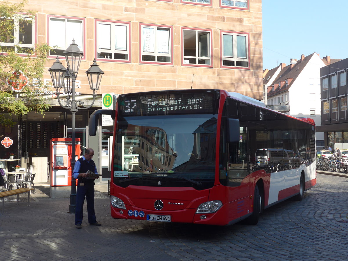 (198'360) - Schmetterling, Obertrubach - F�-CM 491 - Mercedes am 17. Oktober 2018 in N�rnberg, Heilig-Geist-Spital